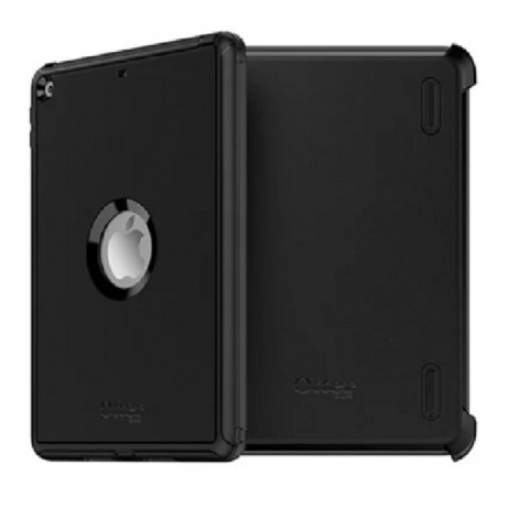 OtterBox Apple iPad (9.7-inch) (5th & 6th Gen) Defender Series Case - Black (77-55876), 4X Military Standard Drop Protection, Port Protection