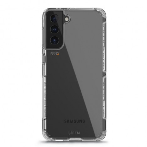 EFM Cayman Case for Samsung Galaxy S21 5G - Frost/Clear (EFCCASG270FCL), Antimicrobial, 6m Military Standard Drop Tested, Shock & Drop Protection