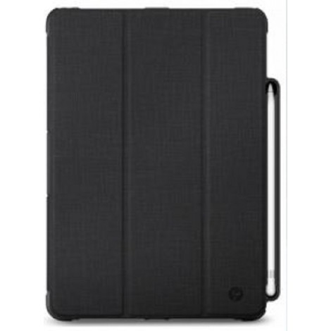 Sprout Fortress Case for iPad 10.2 G8 Black - 2M Drop Proof, Handsfree stand, Shock Proof Folio Design Case, Pen/Stylus Holder, All Ports Accessible