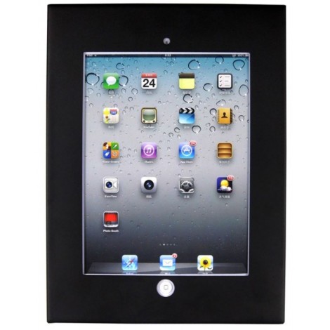 Brateck Wall Mount Anti-Theft Secure Enclosure for iPad 2,iPad 3,iPad 4,iPad Air&iPad Air 2-Black