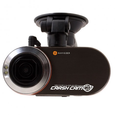 Navig8r 1080P Camera Crash/Dash Cam Video Recorder FHD GPS