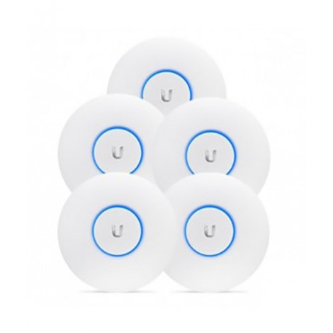 Ubiquiti NanoHD Unifi Compact 802.11ac Wave2 MU-MIMO Enterprise Access Point 5-Pack (*PoE injector is not included) - Upgrade from AC-PRO