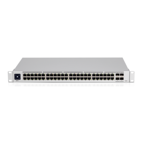 Ubiquiti UniFi 48 port Managed Gigabit Layer2 & Layer3 Switch - 48x Gigabit Ethernet Ports, 4x SFP+ Ports - Touch Display - GEN2