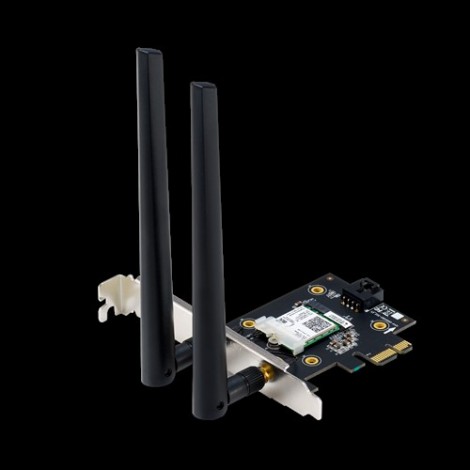 ASUS PCE-AX3000BULK AX3000 Dual Band PCI-E WiFi 6 (802.11ax) Adapter, 160MHz, Bluetooth 5.0, WPA3, OFDMA, MU-MIMO, Non-retail, MOQ 20 (WIFI6)