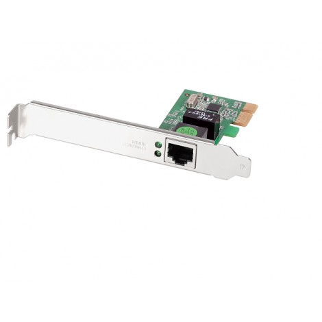 Edimax GbE PCIe Adapter Realtek RTL8168E Single Chip (w/ Low profile Bracket)