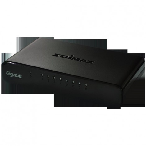 Edimax ES-5800G V3 8-Port 10/100/1000 Mbps Gigabit Switch Ideal For SOHO Environment Supports MDI/MDI-X Cross Over Detection and Auto Correction