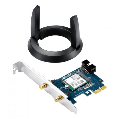 Asus PCE-AC55BT Wireless AC1200 Dual-Band PCI-E Adapter with Bluetooth 