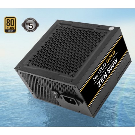 Antec Neo Eco ZEN 500w PSU 80+ Gold, 120mm Silent Fan, Thermal Manager, Japanese Caps, 5 Years Warranty