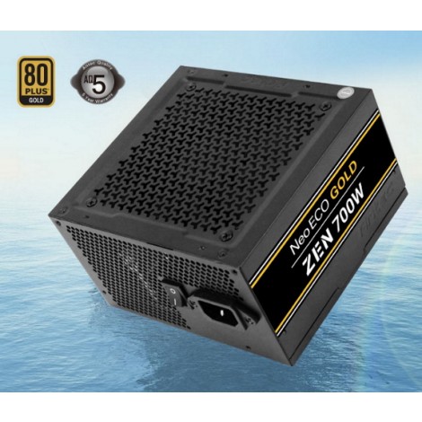 Antec Neo Eco ZEN 700w PSU 80+ Gold,120mm Silent Fan, 2x EPS 8PIN. Thermal manager, Japanese Caps, 5 Years Warranty