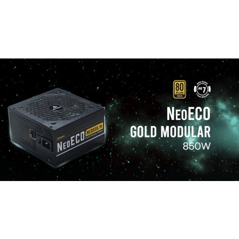 Antec NE 850w 80+ Gold, Fully-Modular, LLC DC, 1x EPS 8PIN, 120mm Silent Fan, Japanese Caps, ATX Power Supply, PSU, 7 Years Warranty