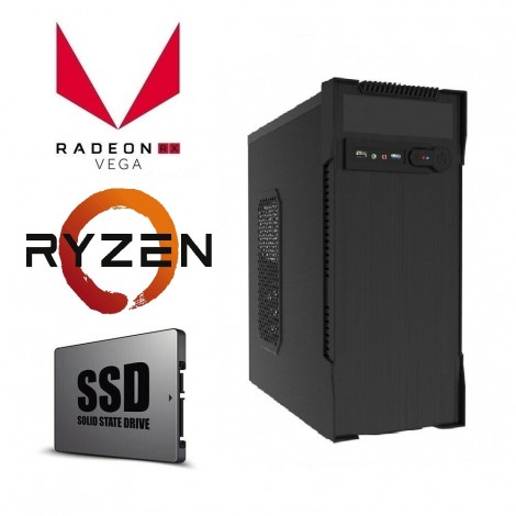 AMD Ryzen 3 3200G 4.0GHz | 8GB | 240GB SSD | Gaming Computer Office Desktop PC