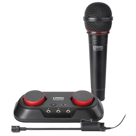 Creative Sound Blaster R3 Audio Recording Starter Kit with two high quality microphones