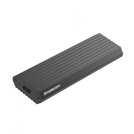Simplecom SE513 NVMe PCIe M.2 SSD to USB 3.1 Type C Enclosure 10Gbps Grey
