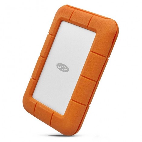 LACIE STFR1000800 RUGGED 2.5" 4FT DROP RESISTANT 1TB USB-C, 2YR