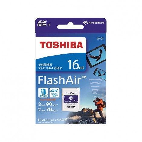 Toshiba THN-NW04W0160C6 - 16GB SD Flash Air Wireless WLAN W-04 Class 10