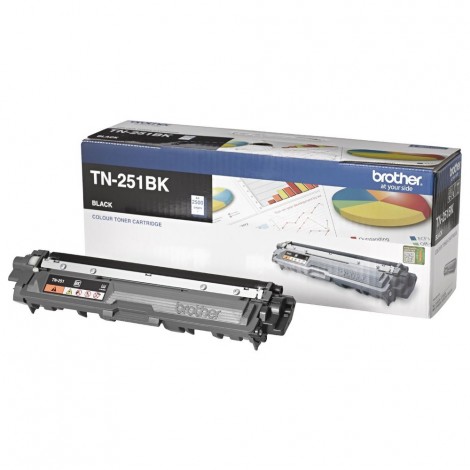 Brother TN-251BK Black Toner Cartridge - Up to 2,500 Pages