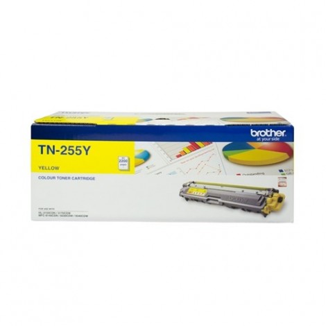 Brother TN-255Y Yellow Toner Cartridge
