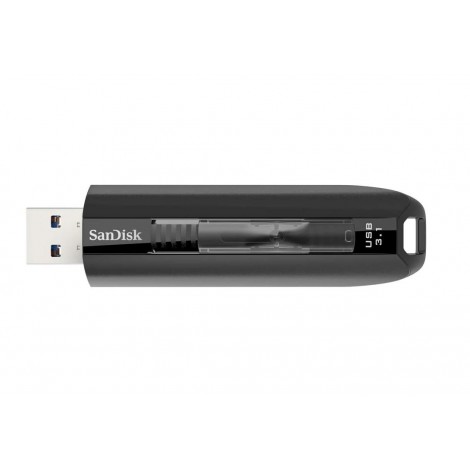 SanDisk Extreme GO Flash Drive CZ800 64GB USB 3.1 Gen 1 USB-A USB3.1 200 MB/s  Black Retractable Lifetime Limited