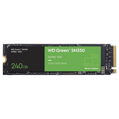 Western Digital WD Green SN350 240GB M.2 2280 NVMe SSD WDS240G2G0C