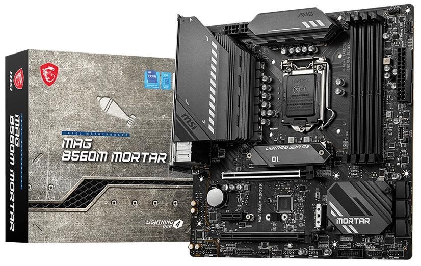 MSI MAG B560M MORTAR Intel LGA1200 mATX Motherboard MSI Motherboard