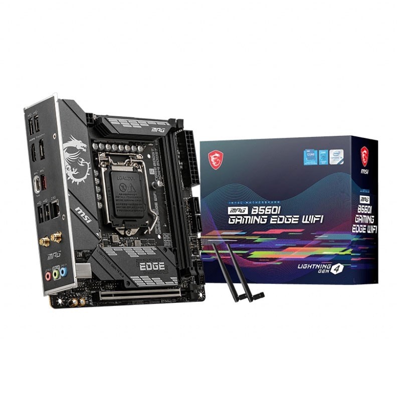 MSI MPG B560I GAMING EDGE WIFI Intel LGA 1200 MiniITX Motherboard