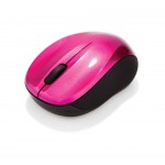 Verbatim 49043 GO Nano Hot Pink Mouse 2.4GHz Wireless Optical, Ultra Compact, 3 Buttons, 1600dpi, Nano Receiver - Image 1