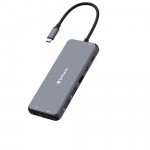 Verbatim 32154 USB Type C Docking Station for Monitor - Charging Capability - Memory Card Reader - SD - 3 Displays Supported - Full HD, 4K - 1920 x 1080, 3840 x 2160 - 7 x USB Ports - 2 x USB 2.0 - 5 x USB Type-A Ports - USB Type-A - 2 x USB Typ - Image 2