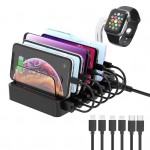 Choetech 6971824976991 Q3008 6-Port + QC 3.0 Multiple Device Charging station, best for school & Office - Image 1