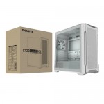 Gigabyte GB-C102GI C102 GLASS ICE Mid Tower case, 450x 210x 450 mm, White, 5 Expansion slots, 2x 3.5' Drive Support, 2 + 1 x 2.5' Drive Support, USB 3.0 x2 - Image 1