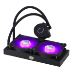Cooler Master MLW-D24M-A18PA-RW CM MASTERLIQUID CORE II, 240MM RADIATOR, ARGB FAN(2), WHITE, 5YR - Image 3