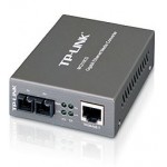 TP-LINK MC210CS 1000Mbps RJ45 to 1000Mbps single-mode SC fiber Converter, Full-duplex, up to 15Km, switching power adapter, chassis TL-MC1400 rack-mou - Image 1