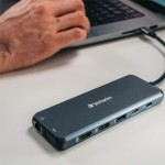 Verbatim 32154 USB Type C Docking Station for Monitor - Charging Capability - Memory Card Reader - SD - 3 Displays Supported - Full HD, 4K - 1920 x 1080, 3840 x 2160 - 7 x USB Ports - 2 x USB 2.0 - 5 x USB Type-A Ports - USB Type-A - 2 x USB Typ - Image 8