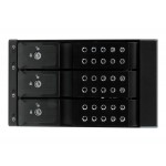 StarTech HSB3SATSASBA 3 BAY 3.5" SATA/SAS TRAYLESS MOBILE RACK BACKPLANE - Image 1