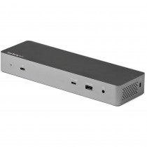 StarTech TB3CDK2DH T/BOLT3 DOCK, DUAL 4KDISPLAY, HDMI(2), DP(2), USB-C, USB(5), RJ45, 96W, 3YRS