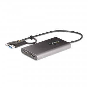 StarTech USB-C to Dual-HDMI Adapter 4K 60Hz PD
