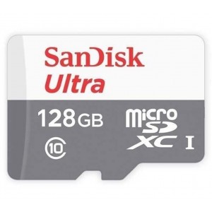 SANDISK 128GB Micro SDXC Ultra Class 10 up to 80mb/s without Adapter SDSQUNS-128G-GN3MN