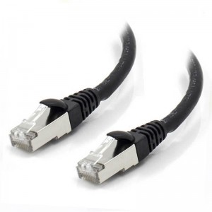ALOGIC 2m Black 10G Shielded CAT6A LSZH Network Cable