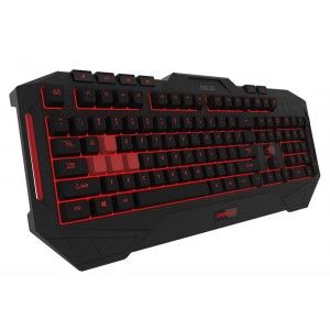 Asus Cerberus Keyboard MKII Multi-Color Backlit Splash-Proof Gaming Keyboard CERBERUS-KEYBOARD-MKII