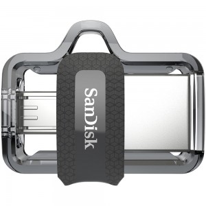 SanDisk 256GB Ultra Dual OTG Micro USB 3.0 Flash Drive Memory Stick Thumb Key SDDD3-256G