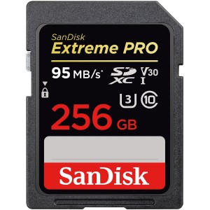 SanDisk 256GB Extreme Pro SDXC Card UHS-I 95MB/s Video Camera DSLR Memory Card SDSDXXG-256G