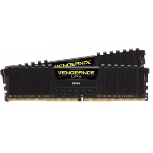 Corsair CMK32GX4M2A2400C14 Vengeance LPX 32GB (2x16GB) DDR4 2400MHz C14 Desktop Gaming Memory Black