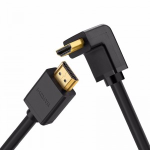 UGREEN Straight to down full copper HDMI right angle Cable 2M (10173)