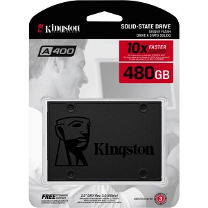 KINGSTON SA400S37/480G A400 480 GB Solid State Drive - 2.5" Internal - SATA (SATA/600) - 500 MB/s Maximum Read Transfer Rate