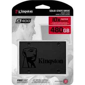 Kingston SSDNow A400 480GB 2.5" SATA 7mm Internal Solid State Drive SSD 500MB/s SA400S37/480G