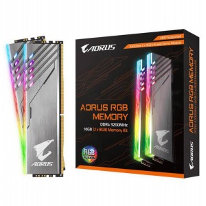 Gigabyte AORUS RGB Gaming Memory 16GB (2x8GB) DDR4 3200MHz GP-AR32C16S8K2SU416R