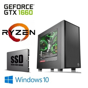 AMD Ryzen 5 2600 1TB+120GB SSD 8GB GTX 1660 6GB Gaming Computer Desktop PC