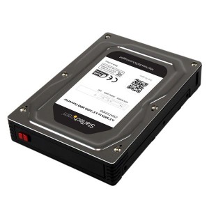 STARTECH 25SAT35HDD .COM 2.5" - 3.5" SATA HDD CONVERTER, ALUMINUM, UP TO 12.5MM HEIGHT, 2YR