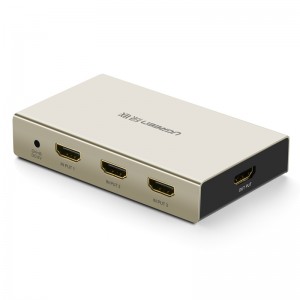 UGREEN 6957303842780 40278 3x1 HDMI Switch - Zinc Alloy