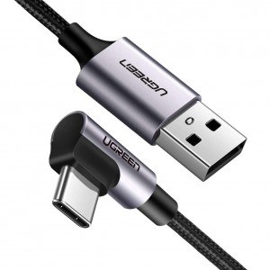 UGREEN 50941 Angle USB-C to USB cable Black 1M