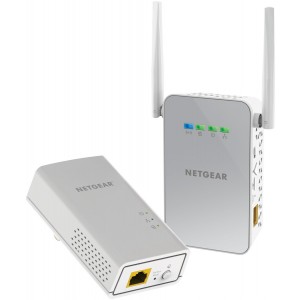 Netgear PLW1000 Gigabit Ethernet & Wireless 802.11ac Powerline Adapter Kit 